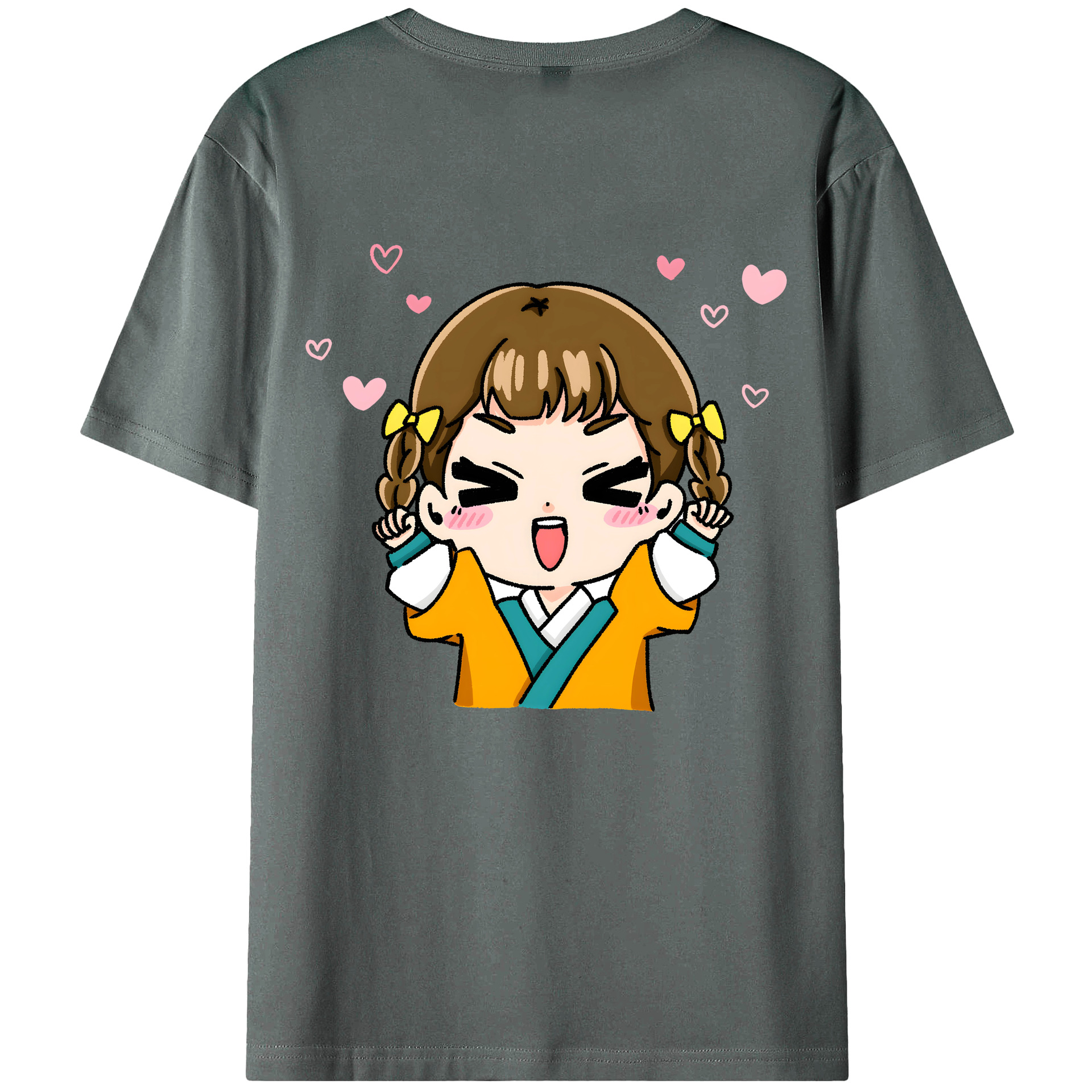 （画像用） 薬屋のひとりごと The Apothecary Diaries 綿100％ メンズ半袖Tシャツ（バックプリント） 通気性